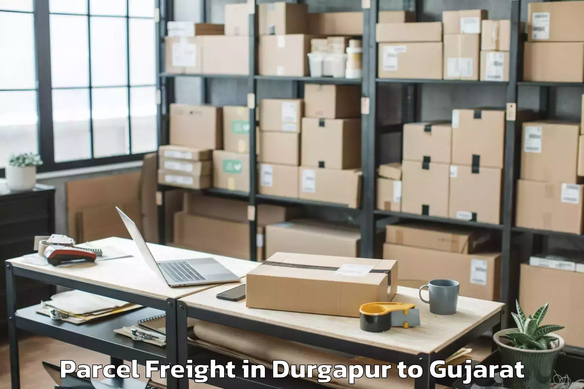 Efficient Durgapur to Madhavpur Parcel Freight